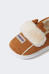 Girl Flat Sole Plush Home Slippers