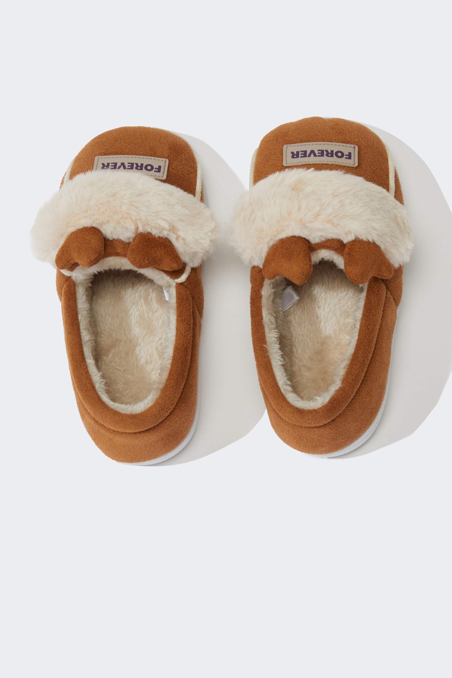 Girl Flat Sole Plush Home Slippers