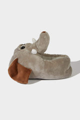 Boys Elephant Themed Flat Sole Slippers