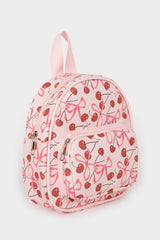 Girl Children Printed Backpack
