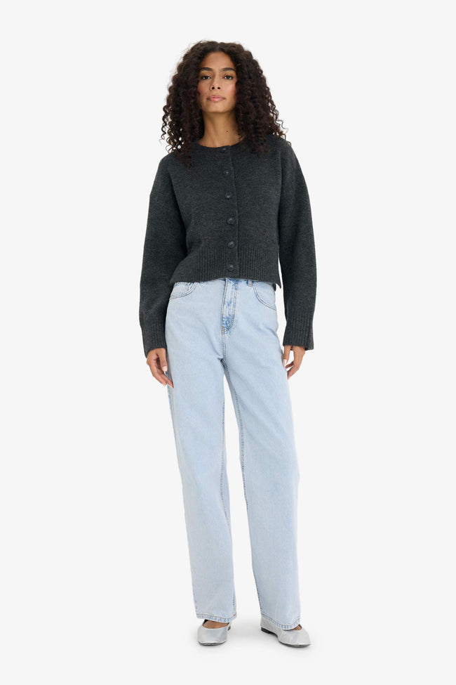 Regular Fit Crew Neck Knitwear Cardigan Main Image