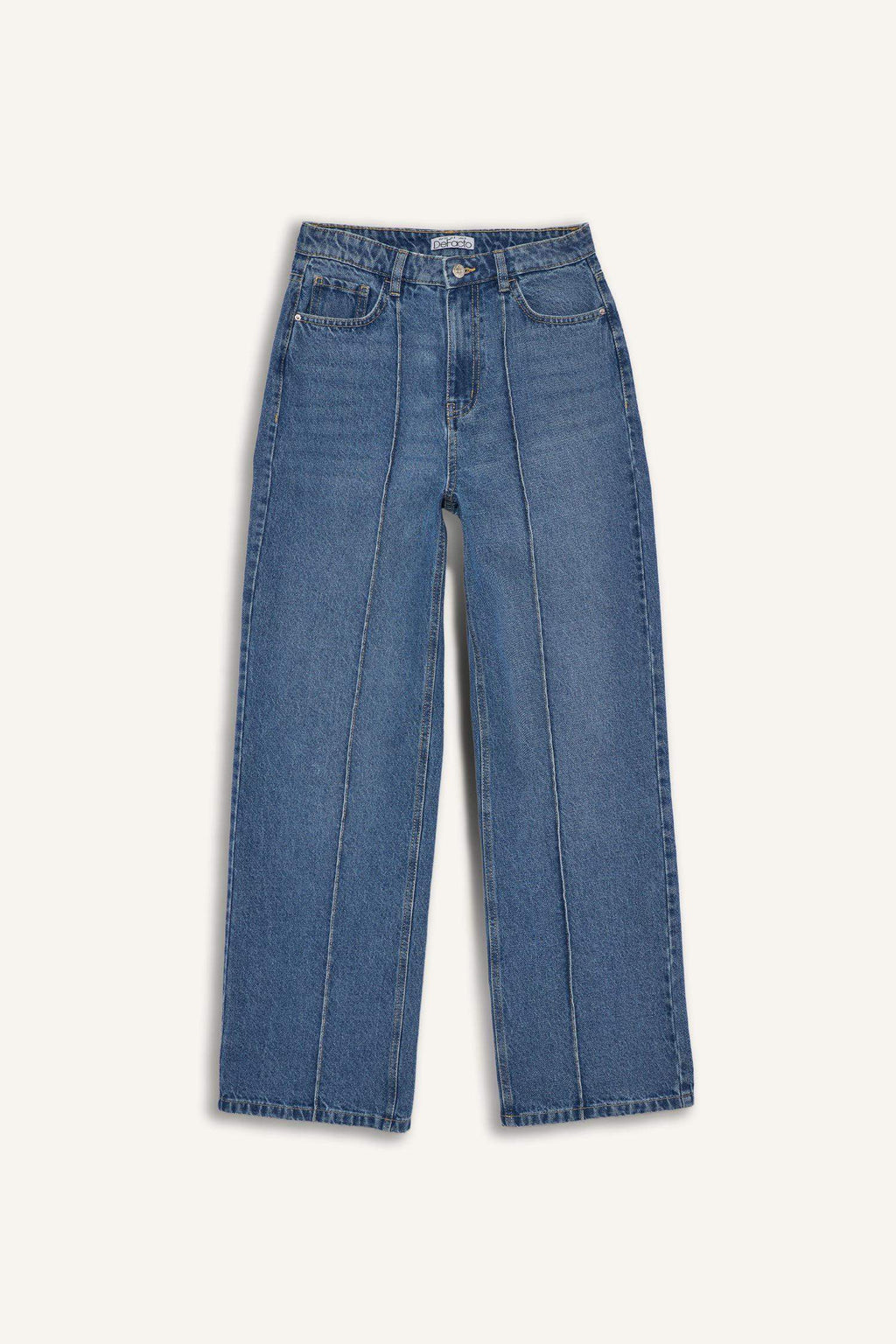 90's Wide Leg High Waist Straight Leg Jeans