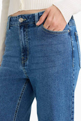 Comfort Straight High Waist Straight Leg Jeans