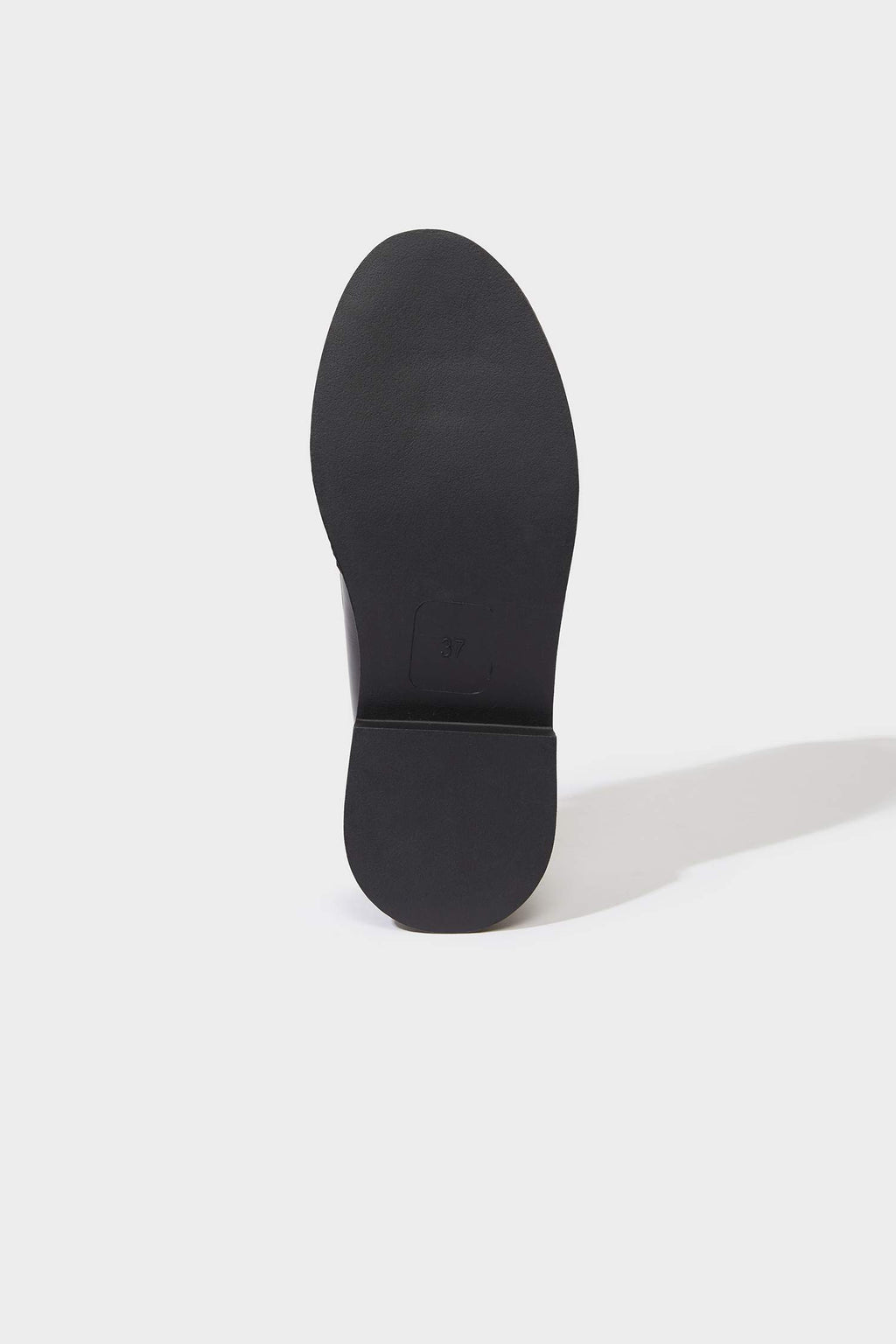 Woman Flat Heel Faux Leather Loafer Shoes