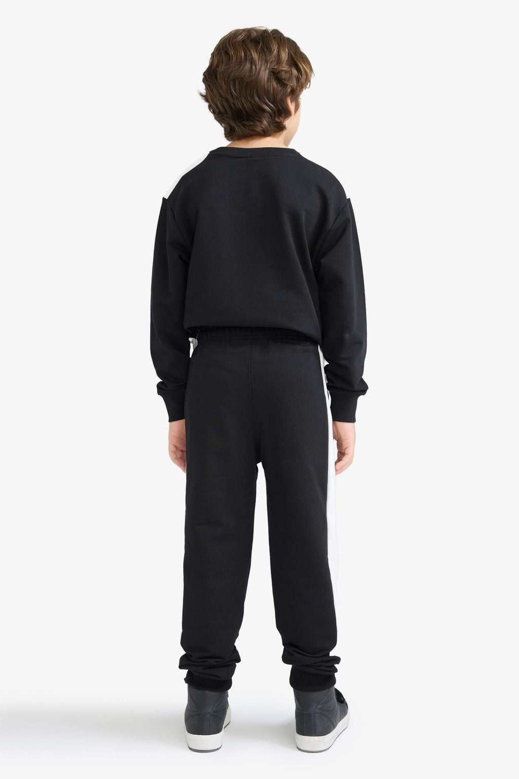 boys Elastic Waist Printed Jogger Sweatpants