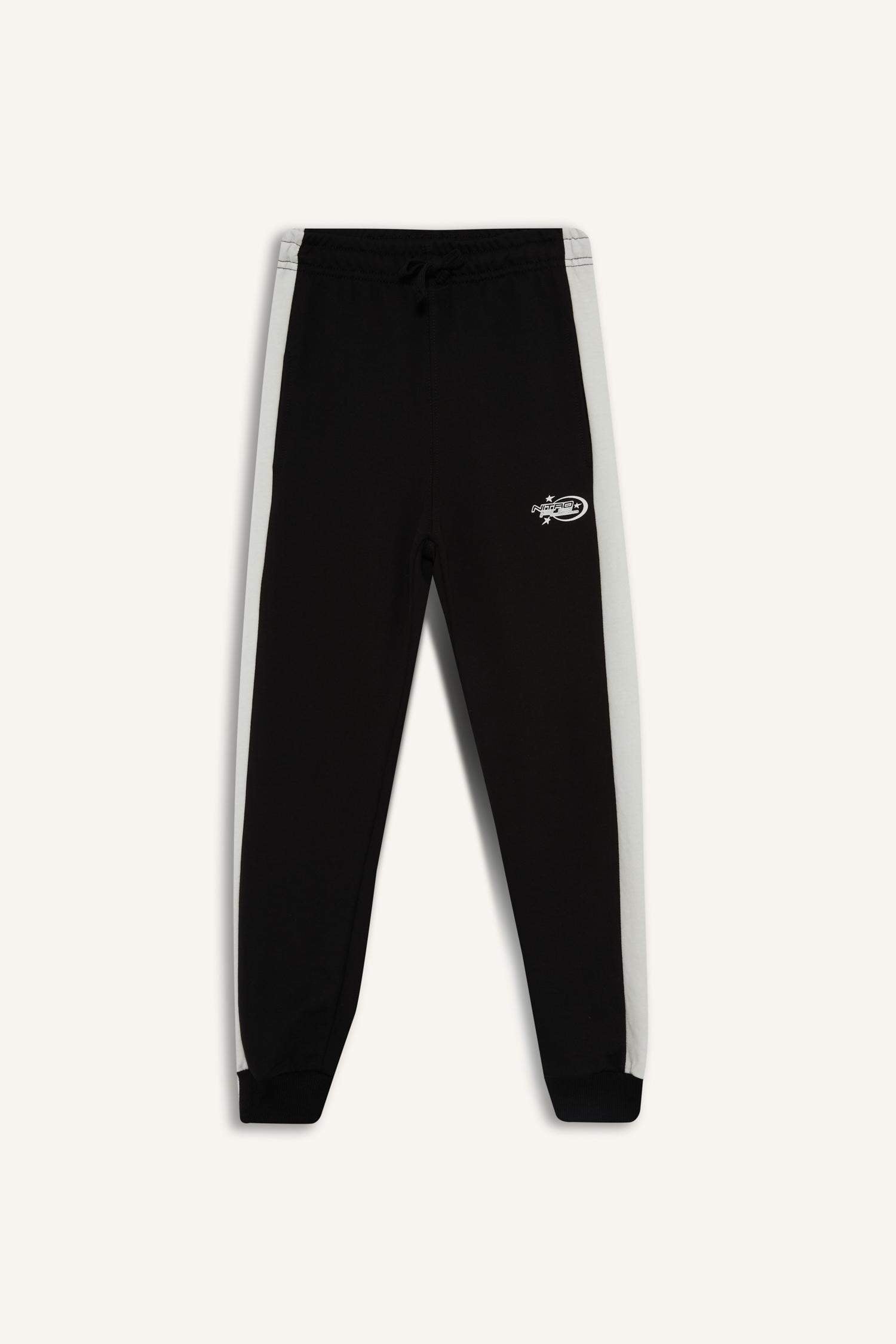 boys Elastic Waist Printed Jogger Sweatpants