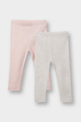 Baby Girl Ribbed Camisole 2-Pack Tights
