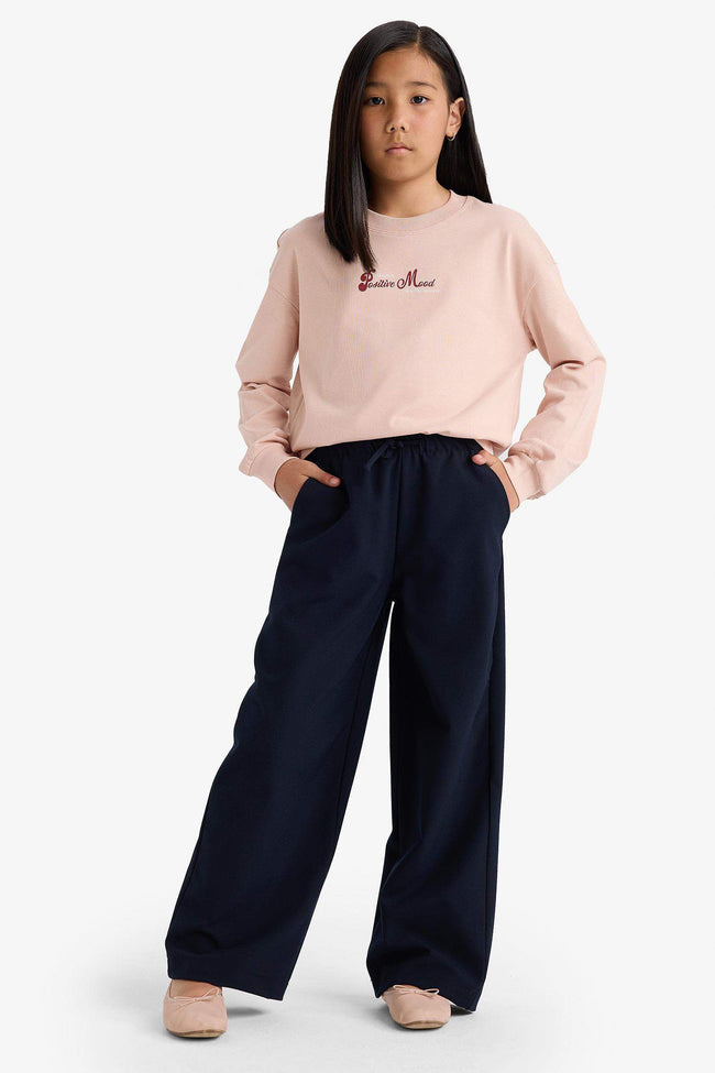 Girl's Wide Leg Trousers Hover Image