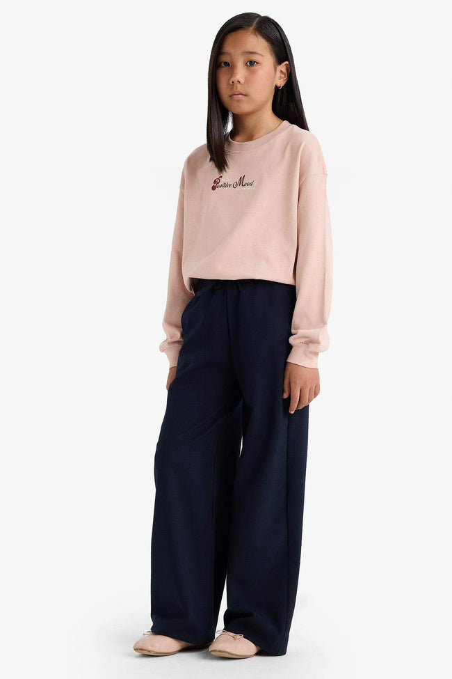Girl's Wide Leg Trousers Main Image