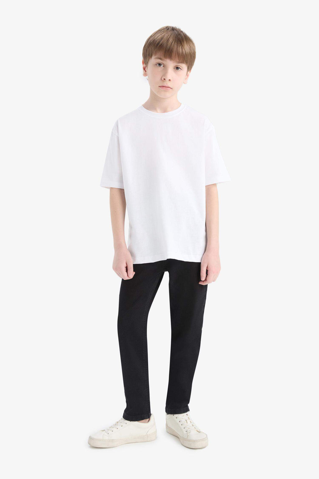 Slim Fit Straight Leg Skinny Jeans For Boys