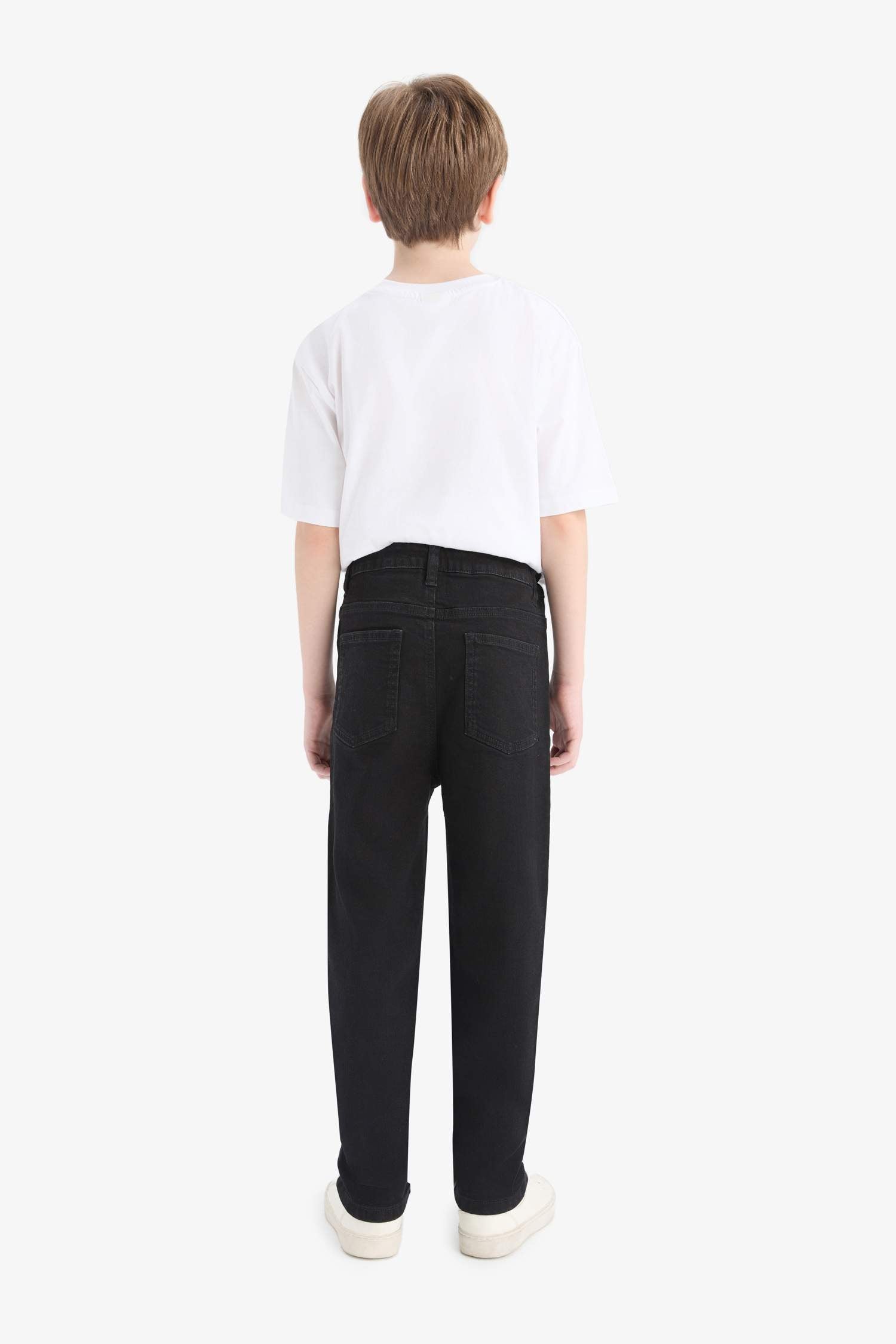 Slim Fit Straight Leg Skinny Jeans For Boys