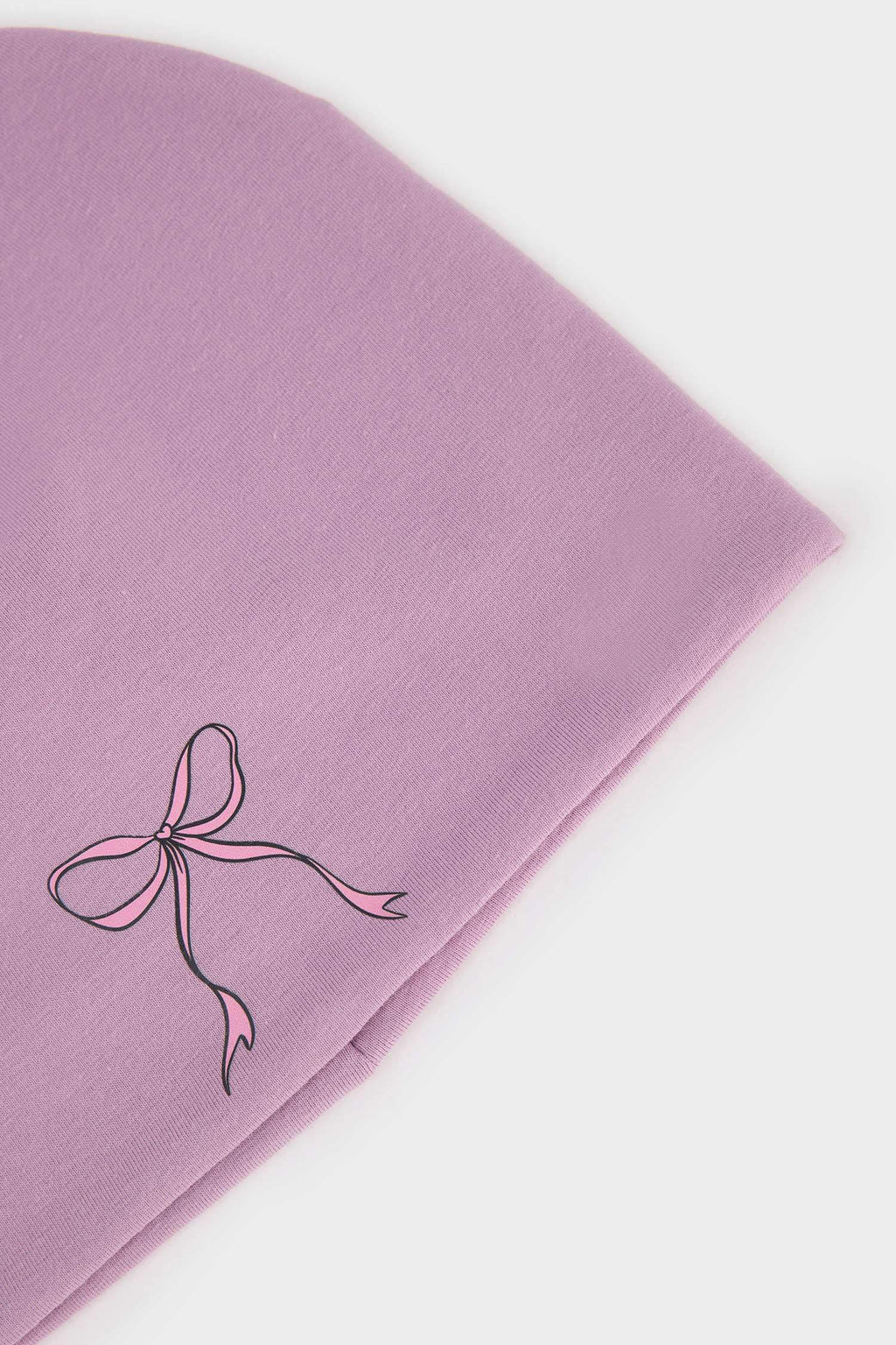 Girl's Printed Cotton Beret