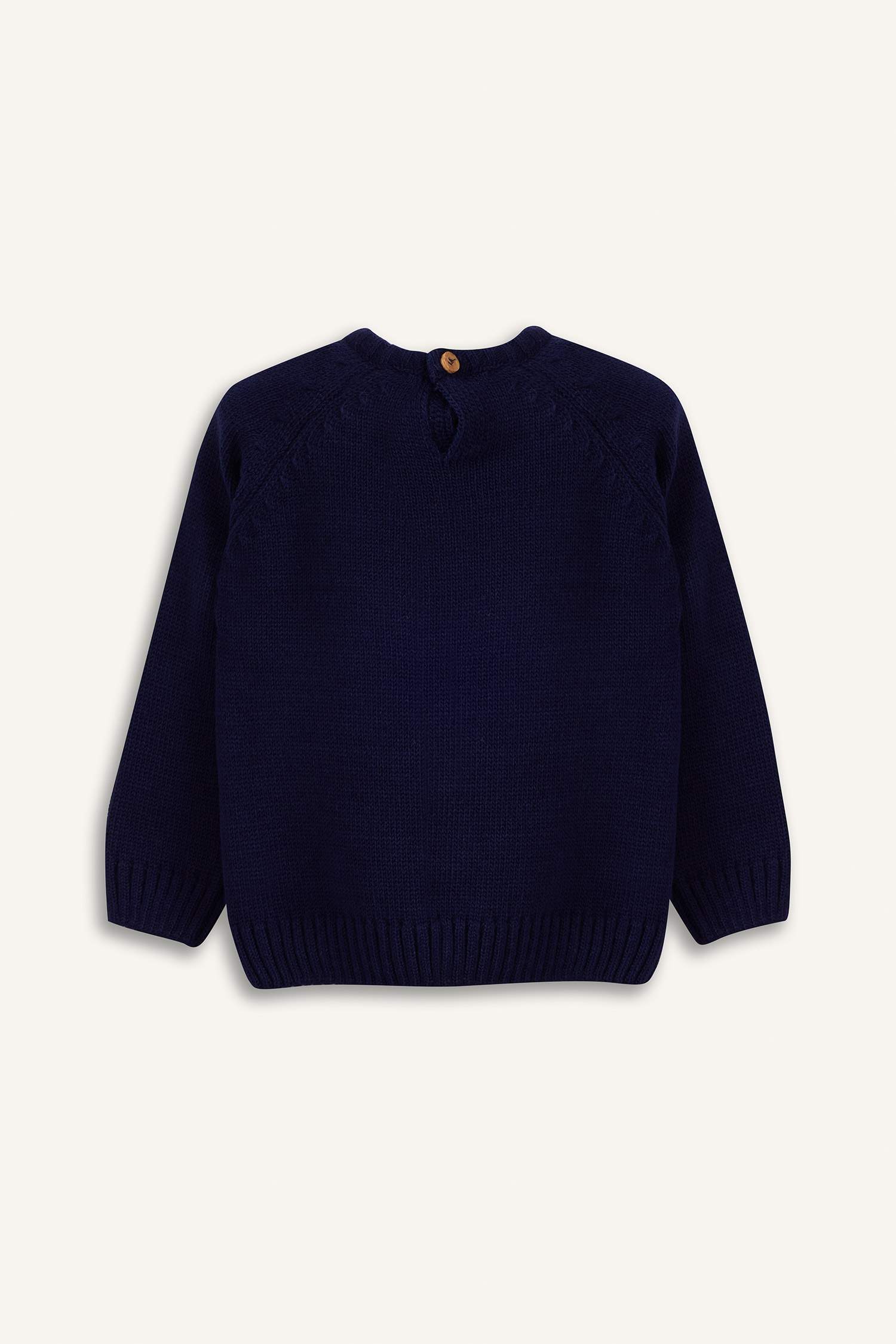 Baby Boy Crew Neck Knit Sweater