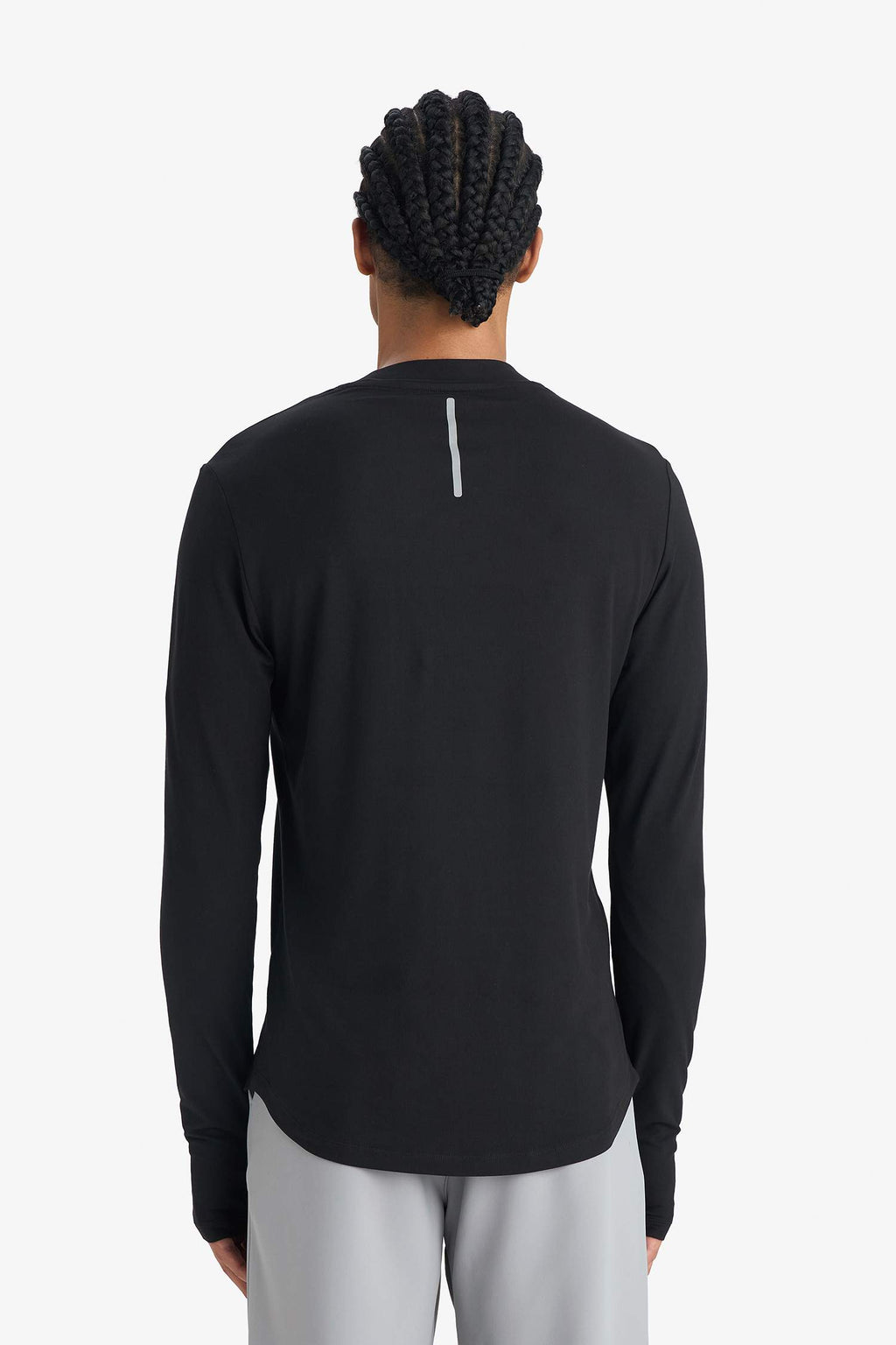 Slim Fit Slim Cut Stand Collar Sports Long Sleeve Bodysuit