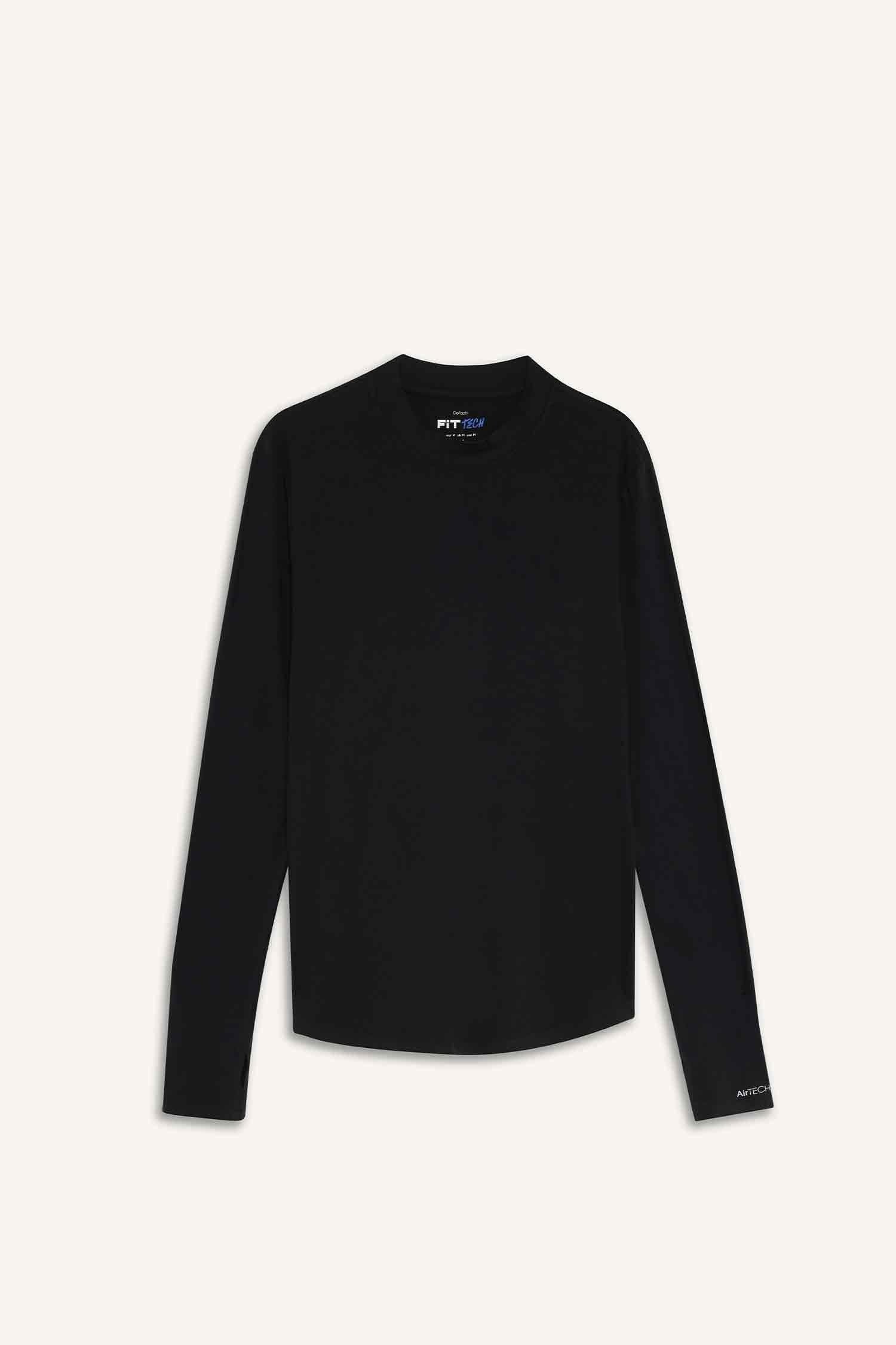 Slim Fit Slim Cut Stand Collar Sports Long Sleeve Bodysuit