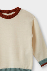 Baby Boy Crew Neck Knit Sweater