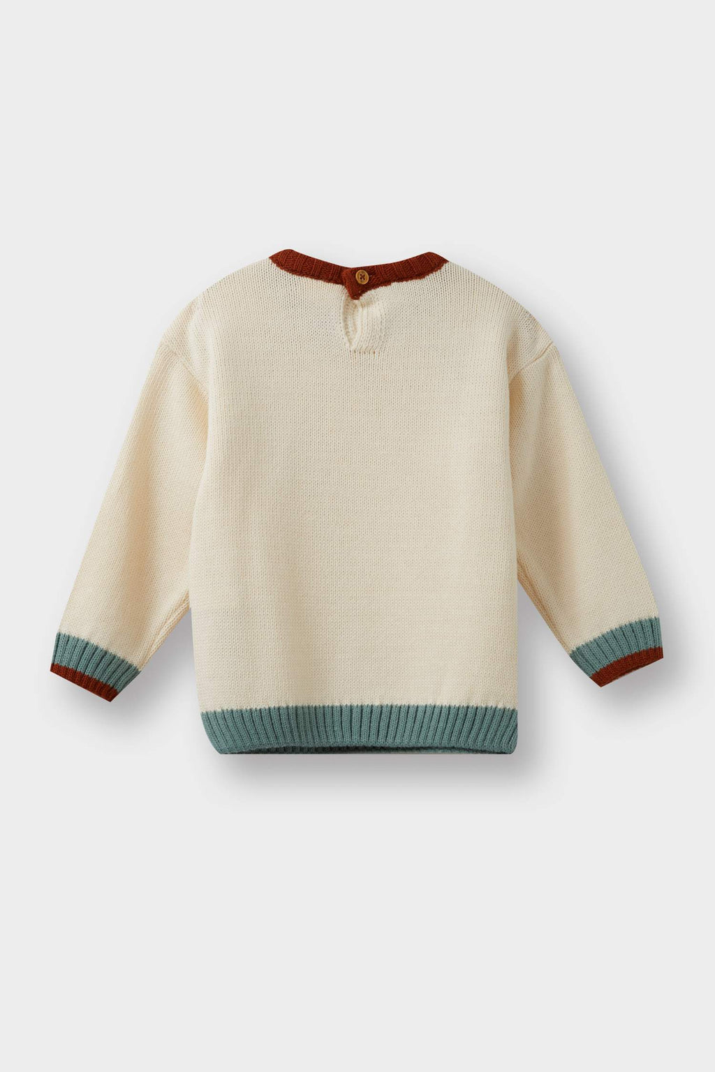 Baby Boy Crew Neck Knit Sweater