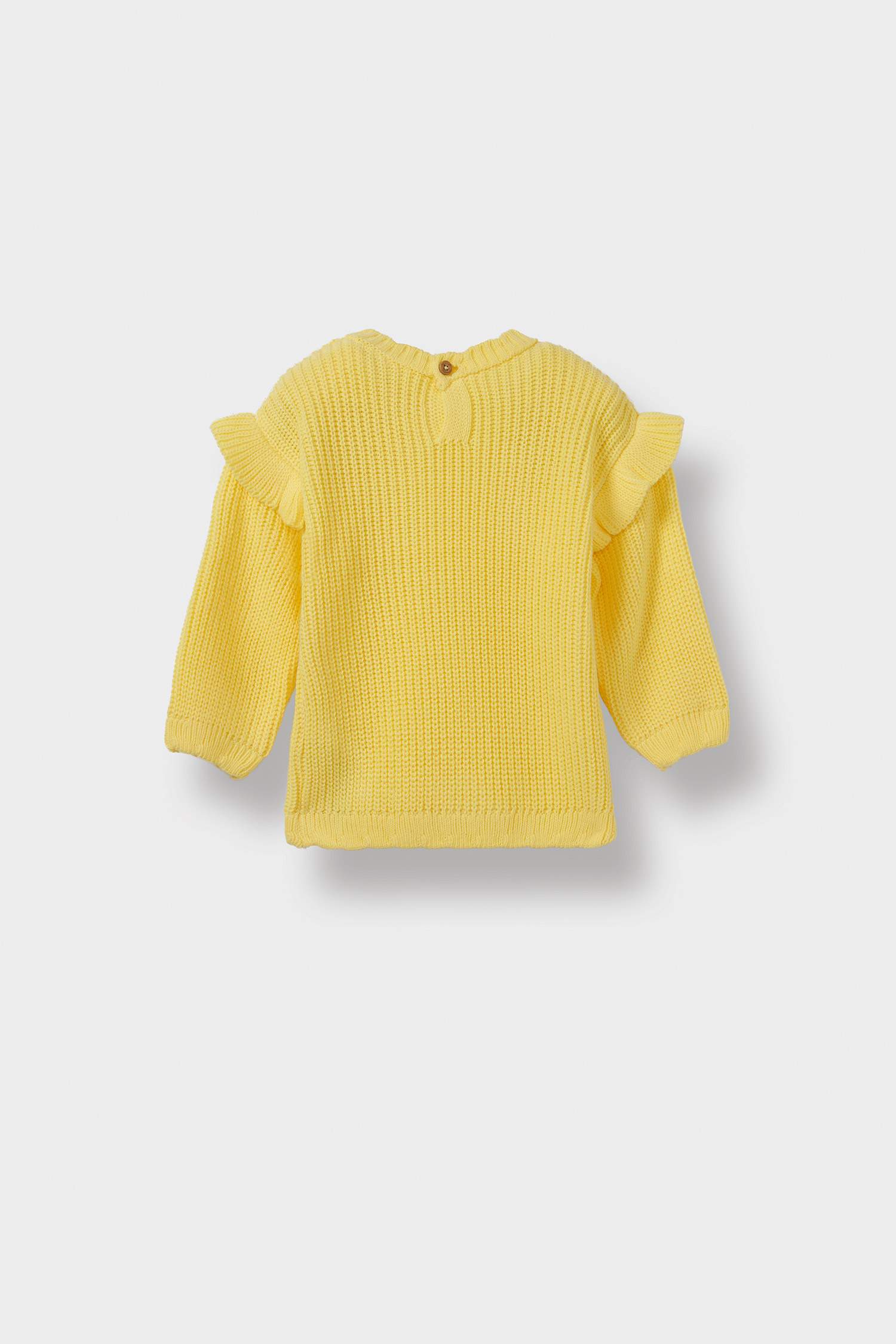 Baby Girl Crew Neck Knit Sweater