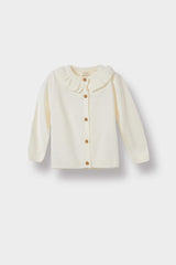 Baby Girl Ruffle Collar Knitwear Cardigan