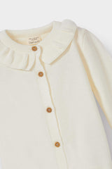 Baby Girl Ruffle Collar Knitwear Cardigan