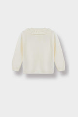 Baby Girl Ruffle Collar Knitwear Cardigan