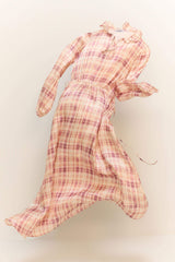 Regular Fit Shirt Collar Pattern Satin Long Sleeve Maxi Dress