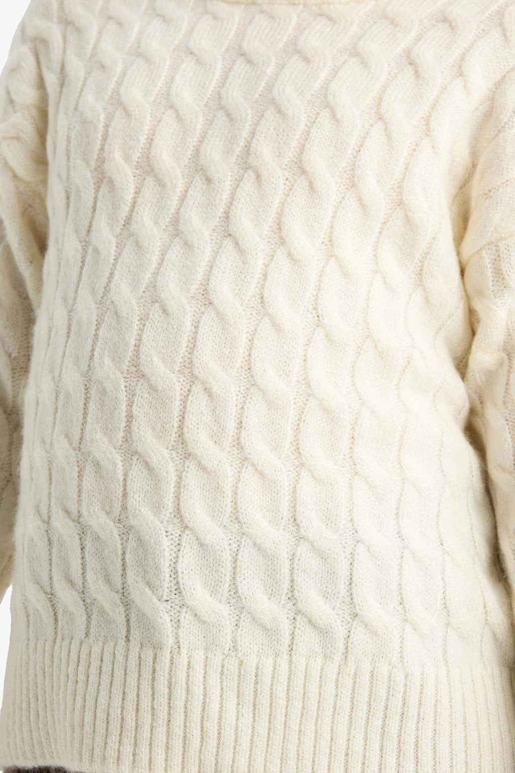 Girls Crew Neck Knitted Sweater