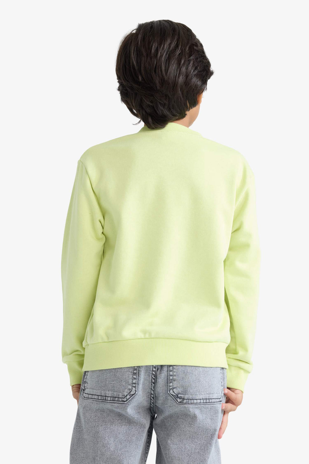 Boys Crew Neck Printed Sweatshirt