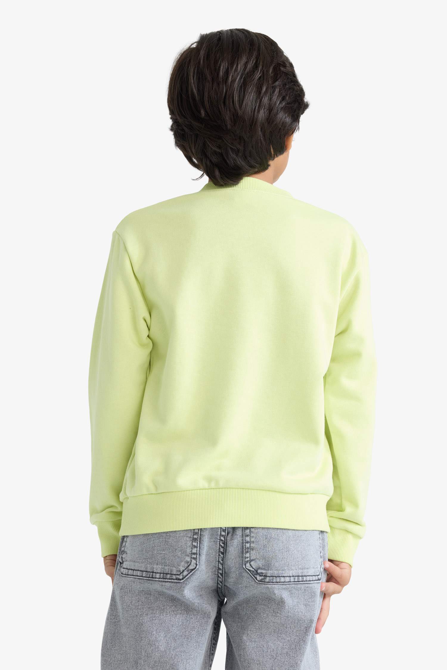 Boys Crew Neck Printed Sweatshirt