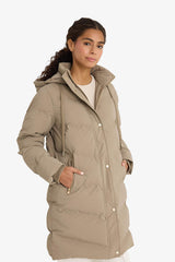 Regular Fit Hooded Zip-Up Parka