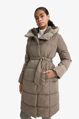 Regular Fit Waterproof Parka Jacket with Hood