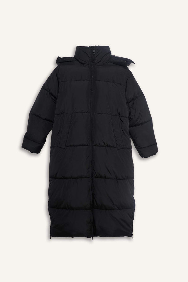 Waterproof parka with relaxed fit and hood Main Image