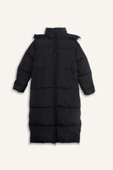 Waterproof parka with relaxed fit and hood