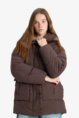 Relax Fit Waterproof Parka Jacket with Hood