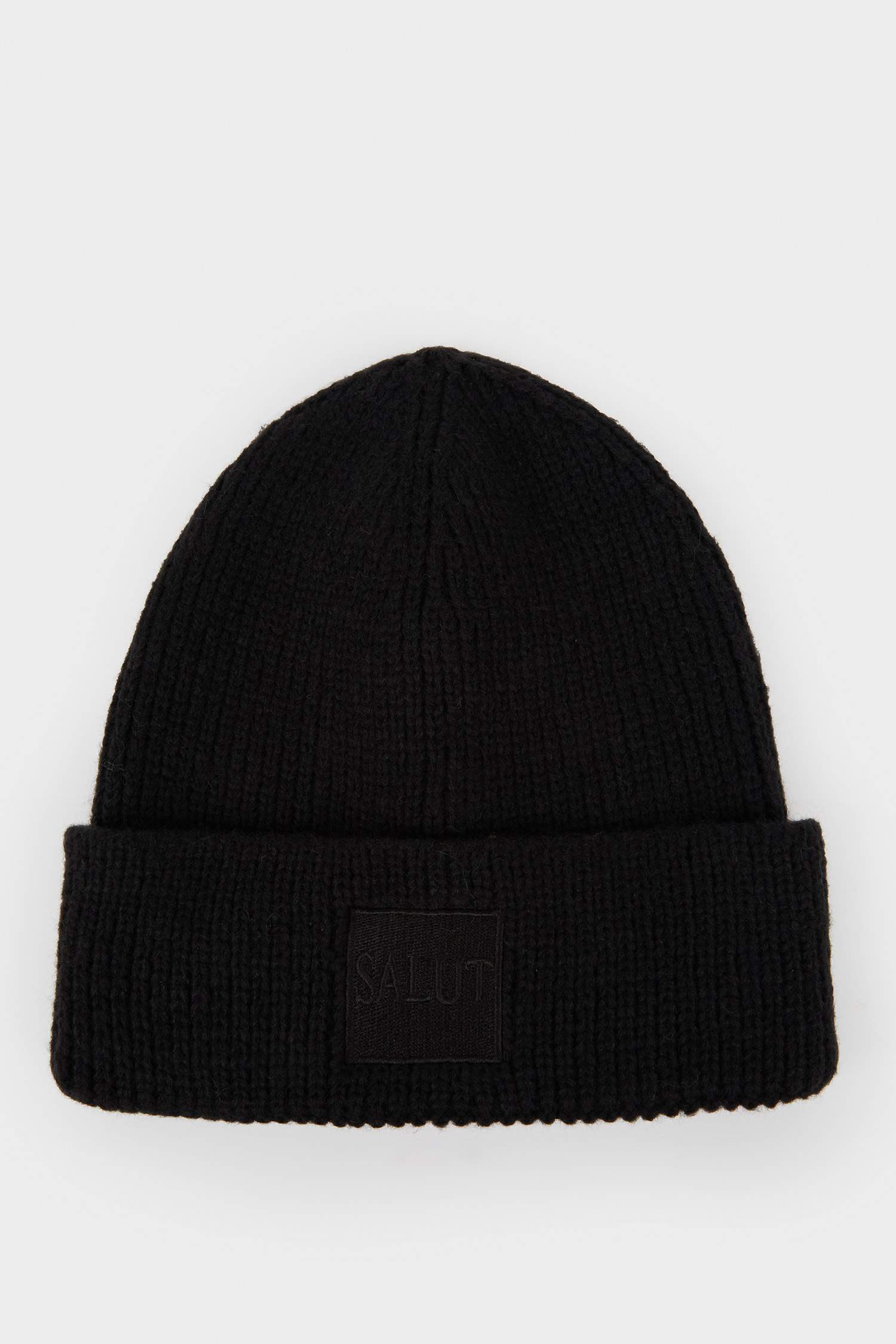 Women's Woven Beanie with Label