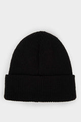Women's Woven Beanie with Label