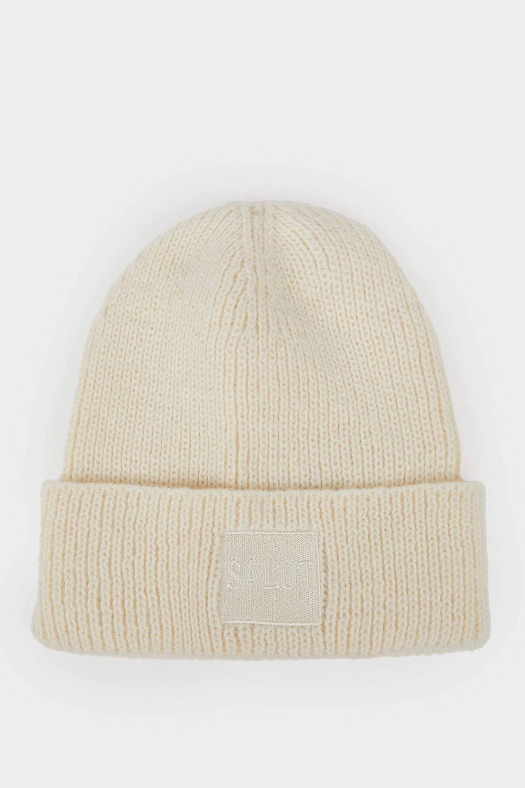 Women's Woven Beanie with Label