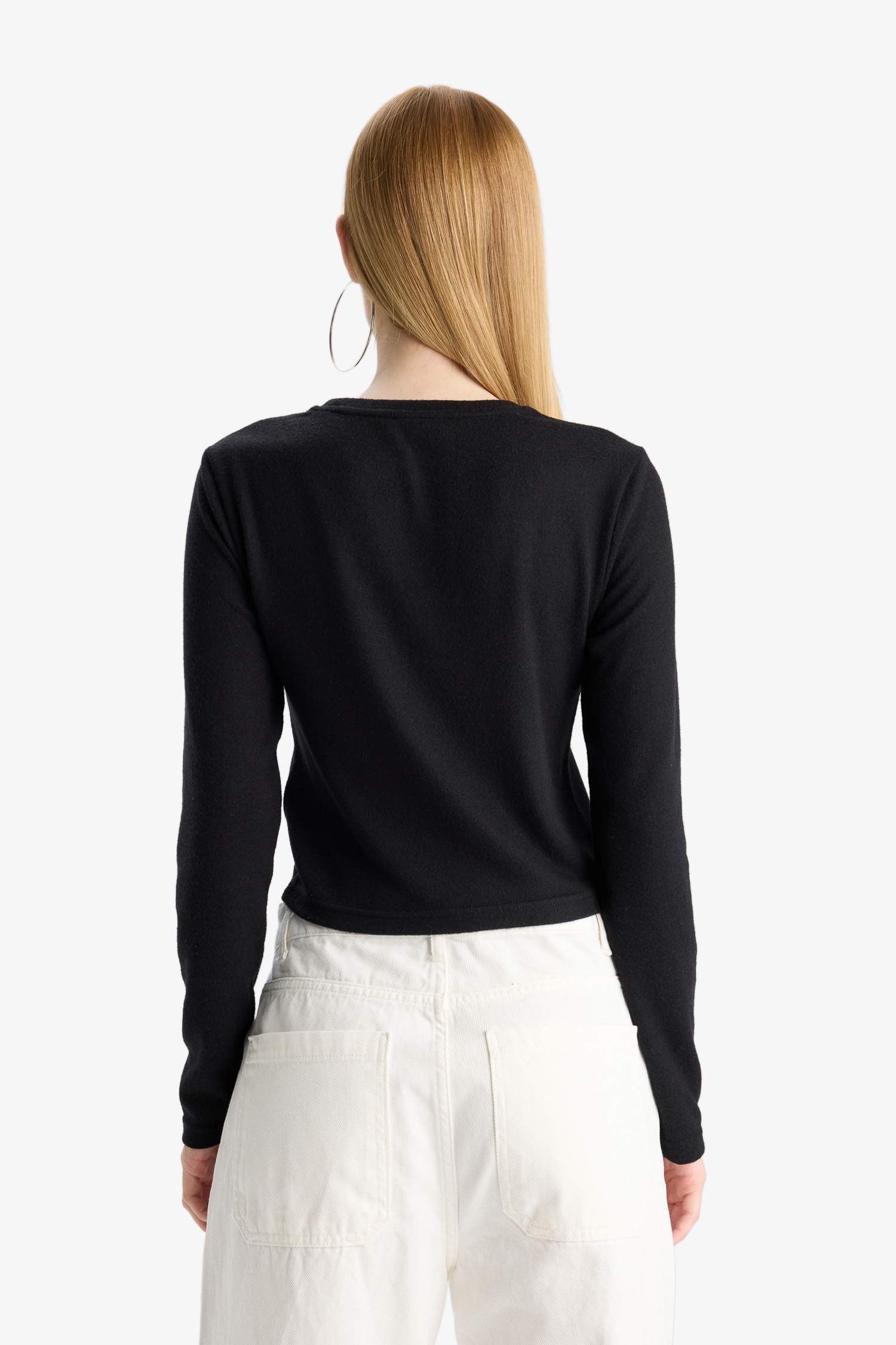 Slim Fit Long Sleeve Crew Neck T-shirt