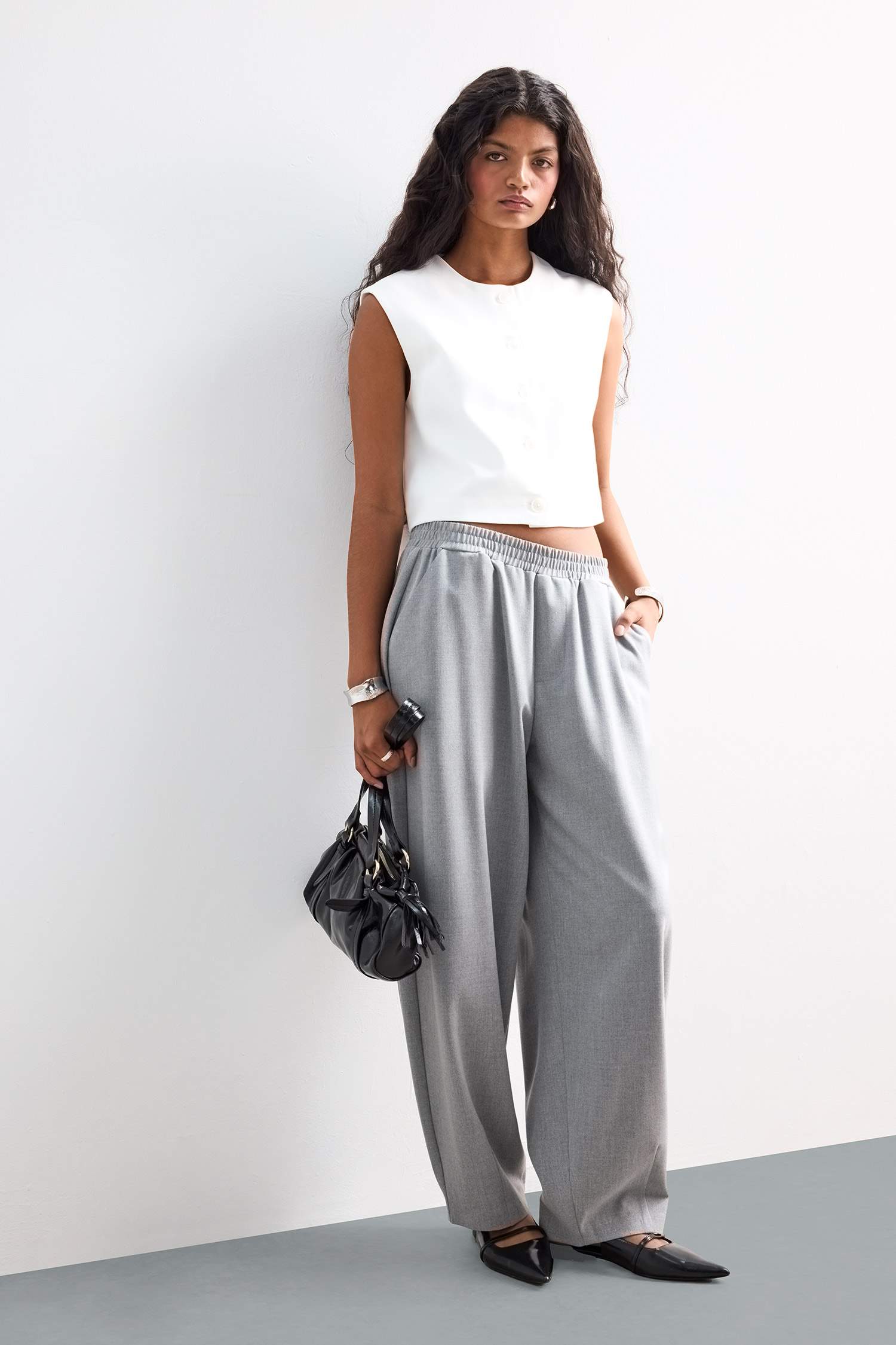 Baggy Fit Normal Waist Trousers