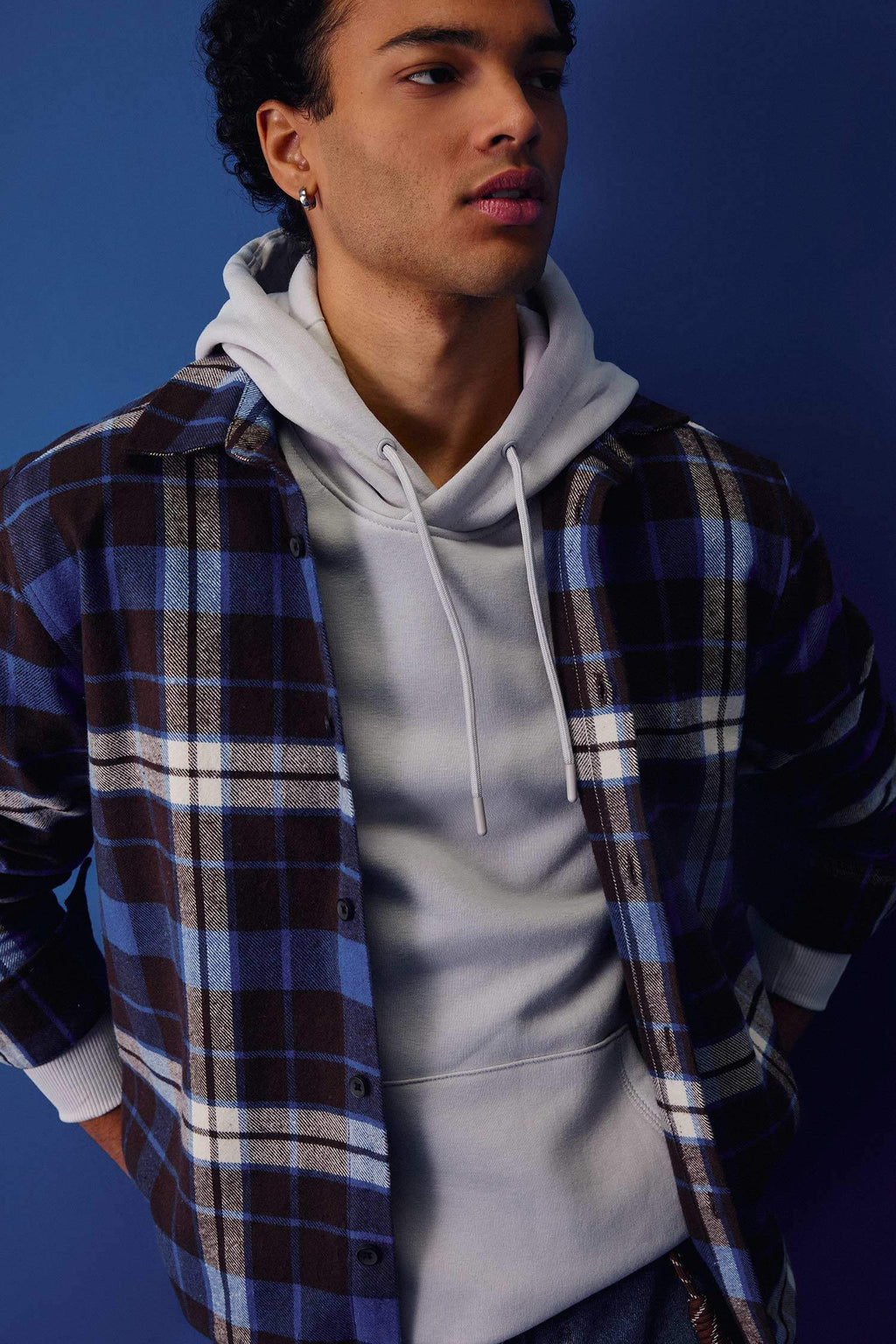 Regular Fit Polo Collar Lumberjack Long Sleeve Shirt
