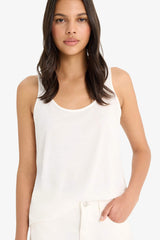 Regular Fit Basic Plain Round Neck Basic Plain Tank Top