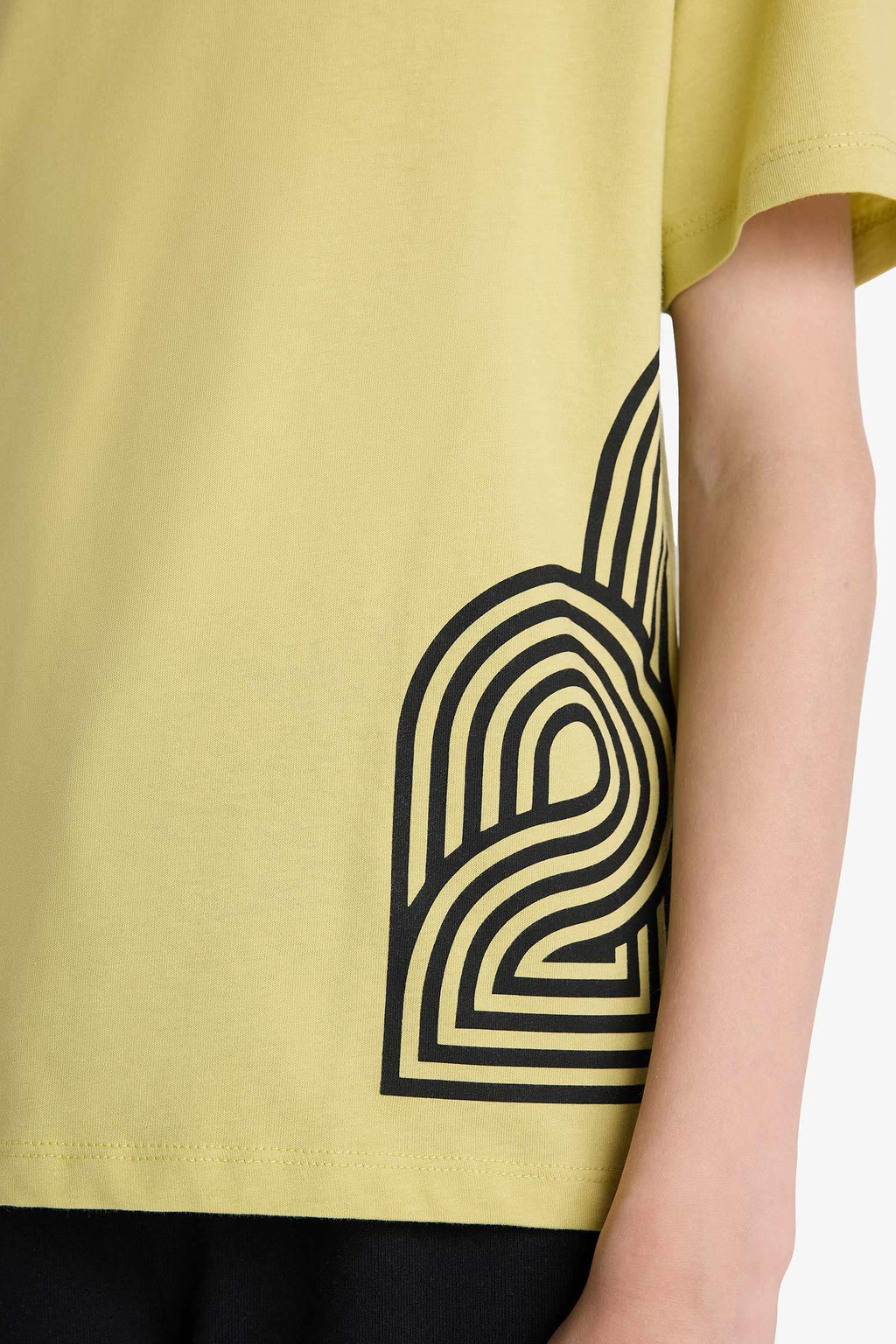 Boys Crew Neck Printed Short Sleeve T-Shirt