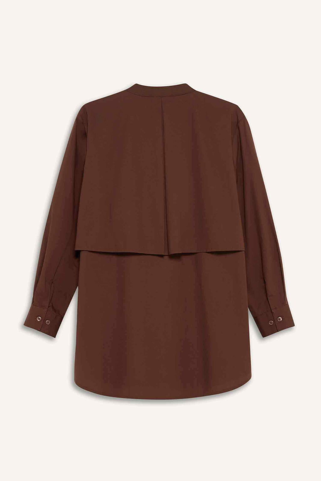 Relax Fit Poplin Long Sleeve Tunic