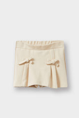 Baby Girl School Bow Shorts Skirt