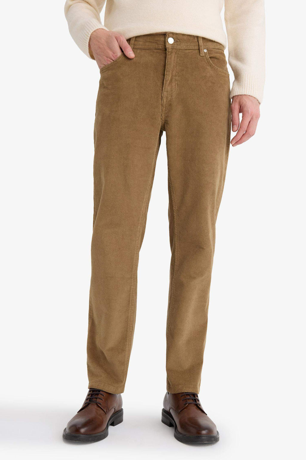 Regular Fit Corduroy Trousers