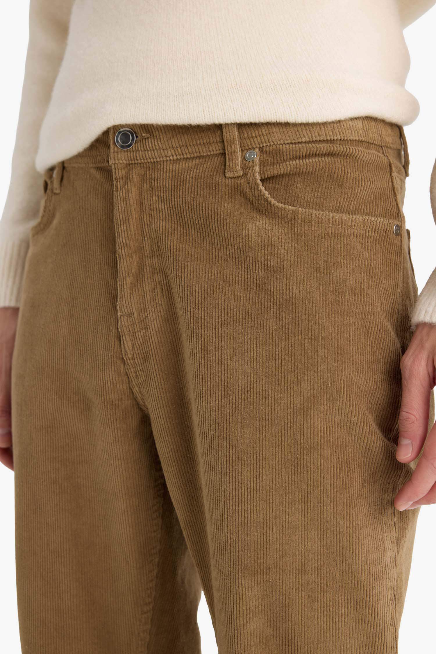 Regular Fit Corduroy Trousers