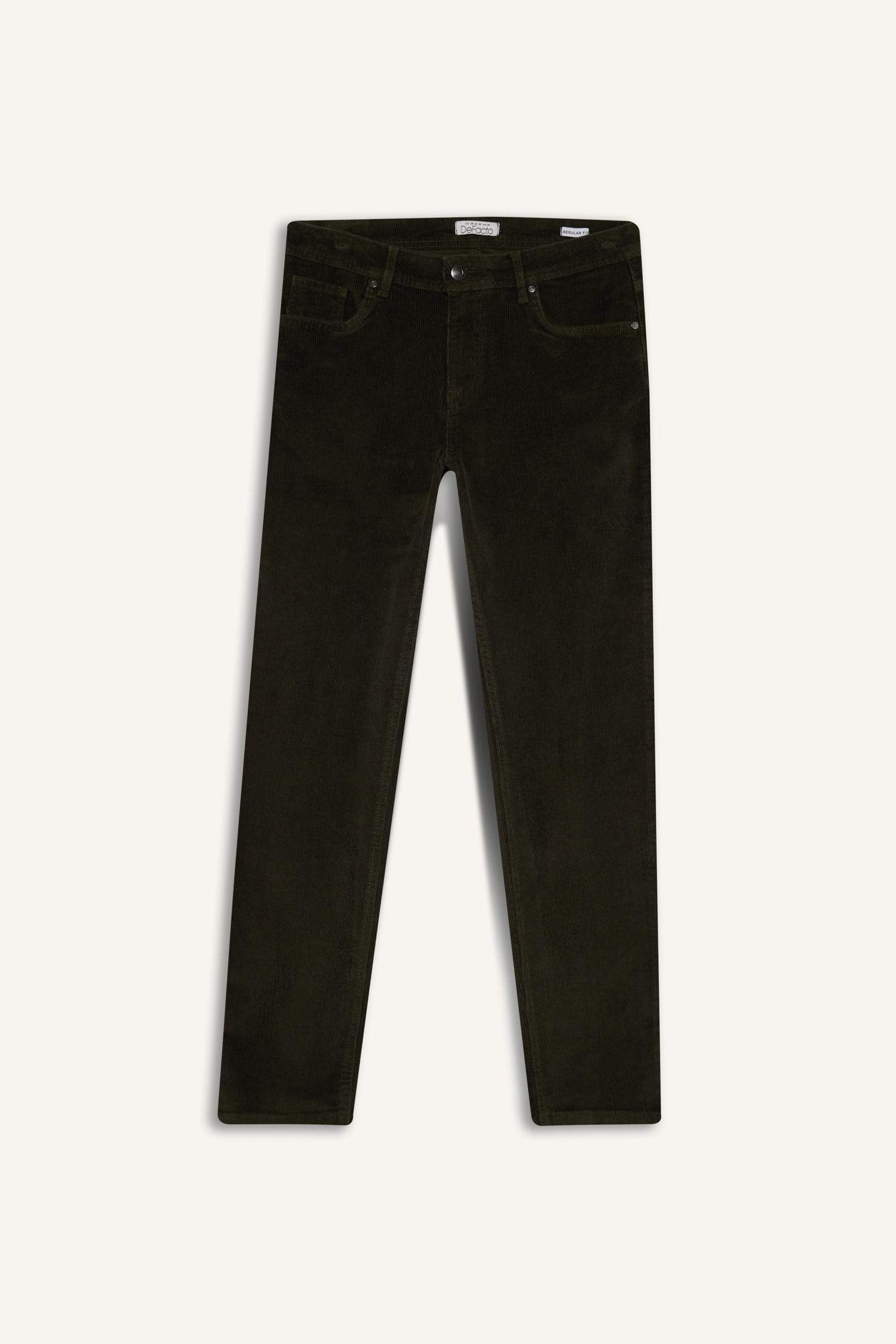 Regular Fit Corduroy Trousers