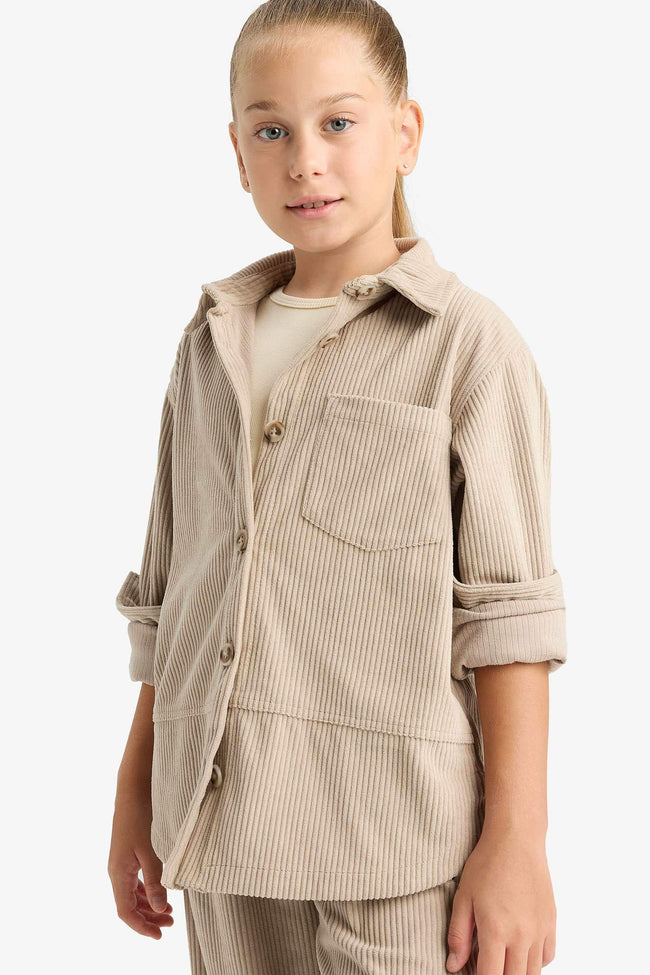 Girls' Long-Sleeved Shirt Hover Image