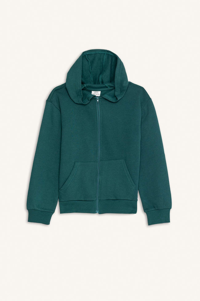 Girl Regular Fit Hooded Sweatshirt Hover Image