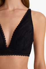 Laced, Padless, Underwire Bralette